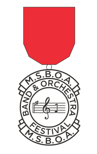 MSBOA District 1 Band & Orchestra Medal - Division II