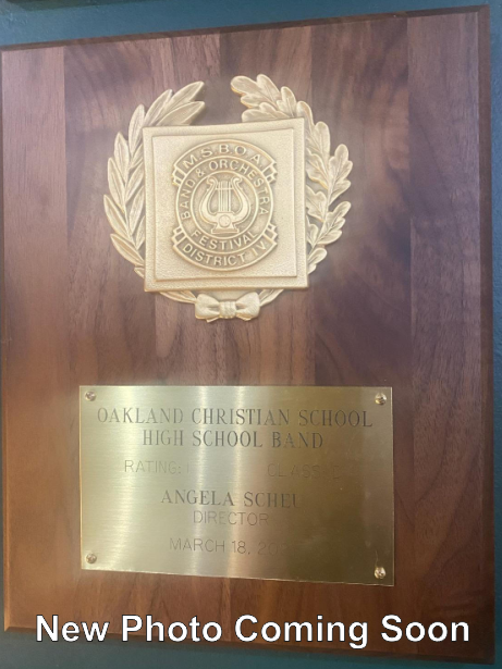 District 4 Band & Orchestra Plaque