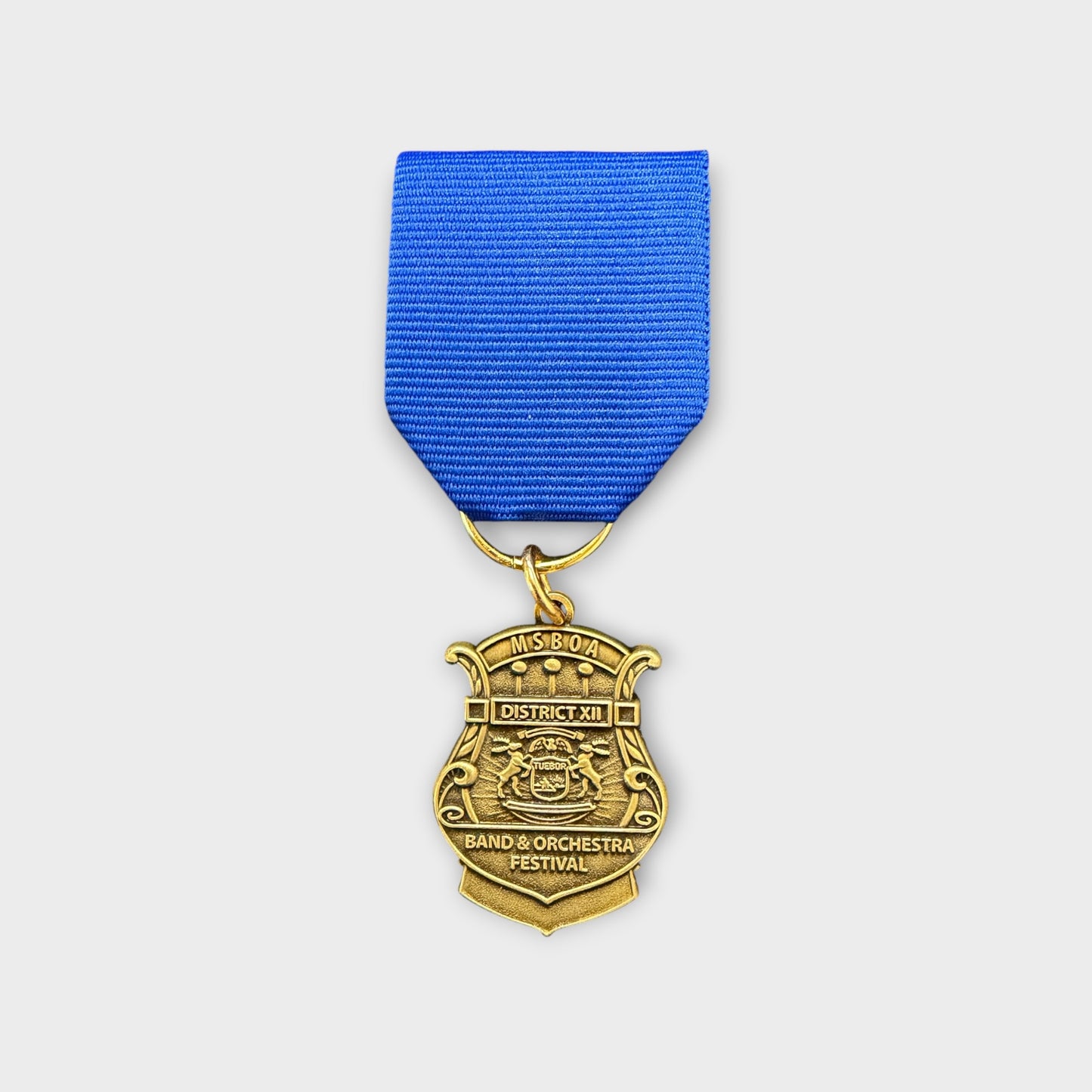 District 12 Band and Orchestra Medal - Rating I with Blue Ribbon