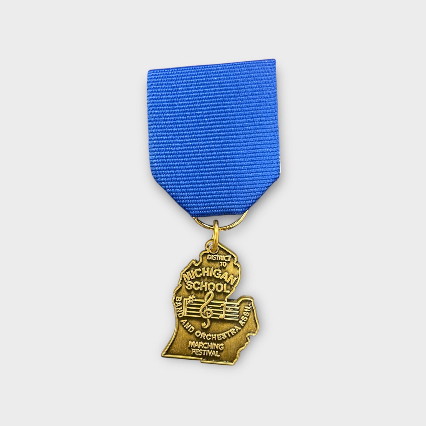 MSBOA District 10 - Marching Festival Medal - Division I Blue Ribbon